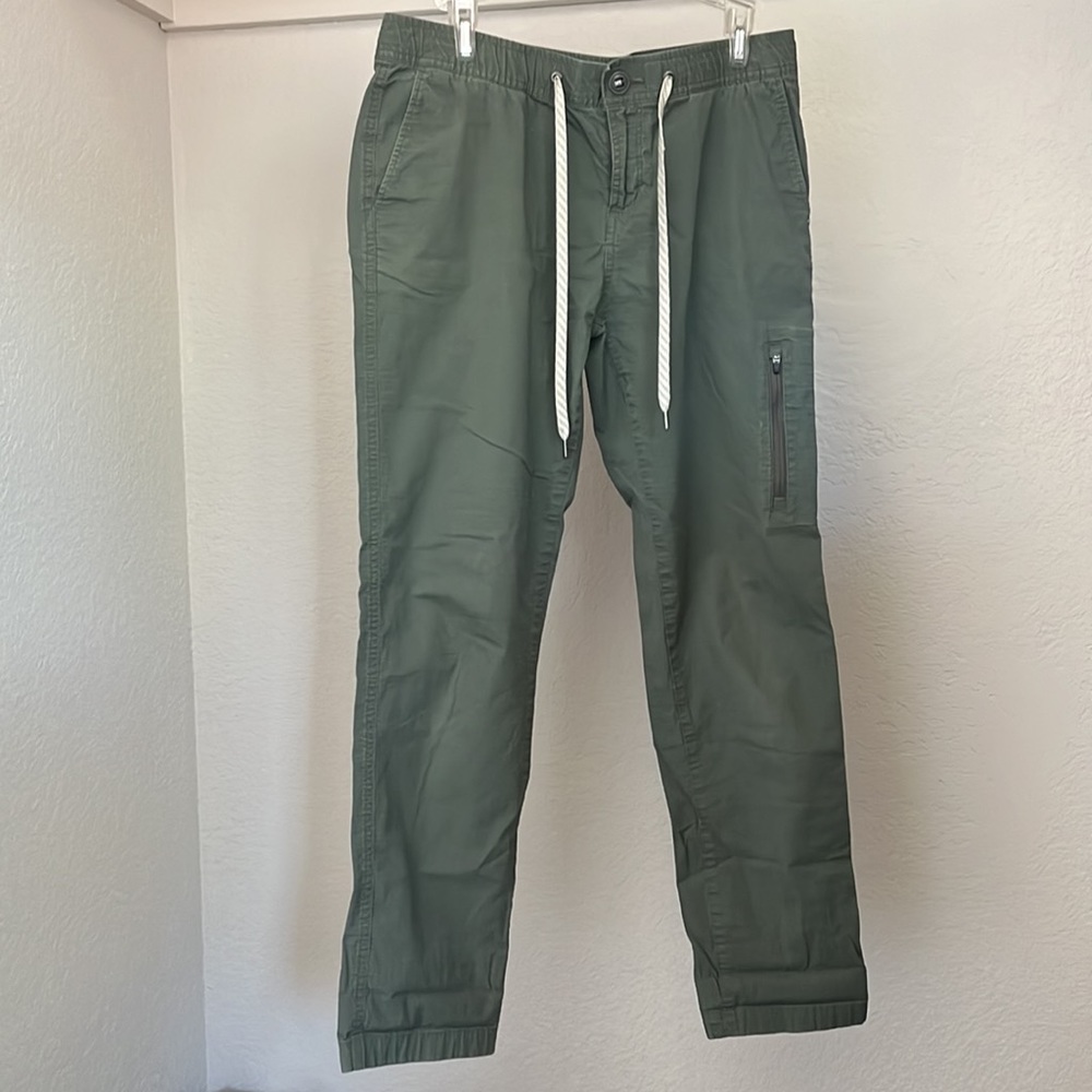 Vuori Ripstop Pants, Blue-Green, Size Medium